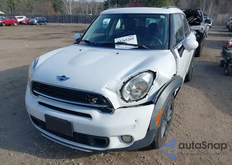 2016 Mini Countryman Cooper S z USA, uszkodzony, nr VIN WMWZC5C53GWU00237